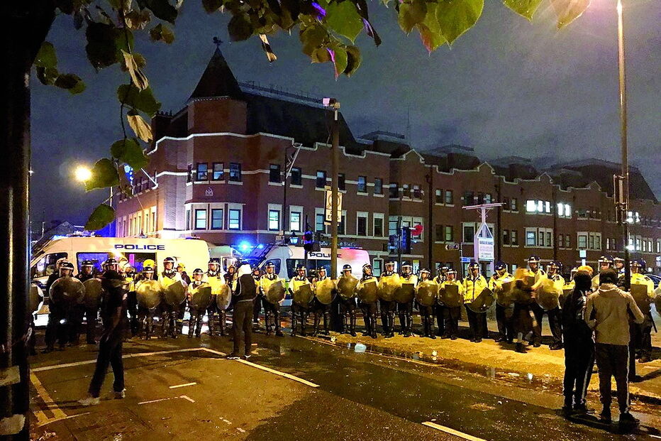 Manifestantes enfrentaram a polícia