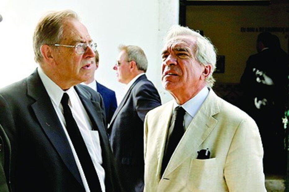 Braga de Macedo e Mira Amaral, antigo colega de Governo de Beleza  