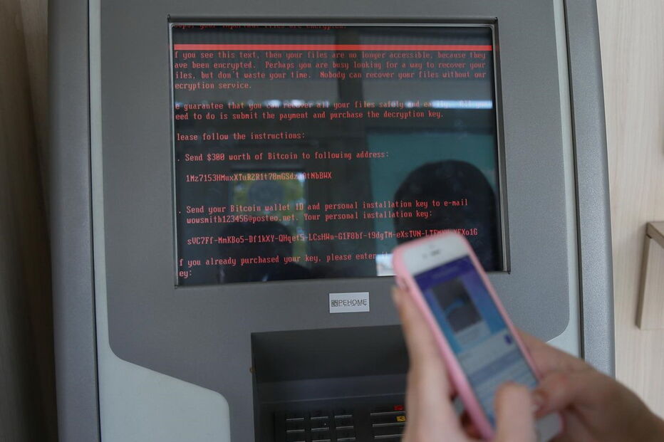 Computadores infetados exibem pedido de resgate para voltarem a funcionar