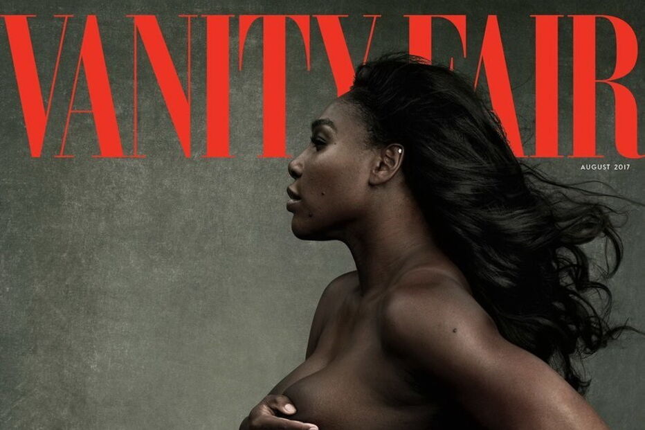 Serena Williams despiu-se para fazer capa de revista