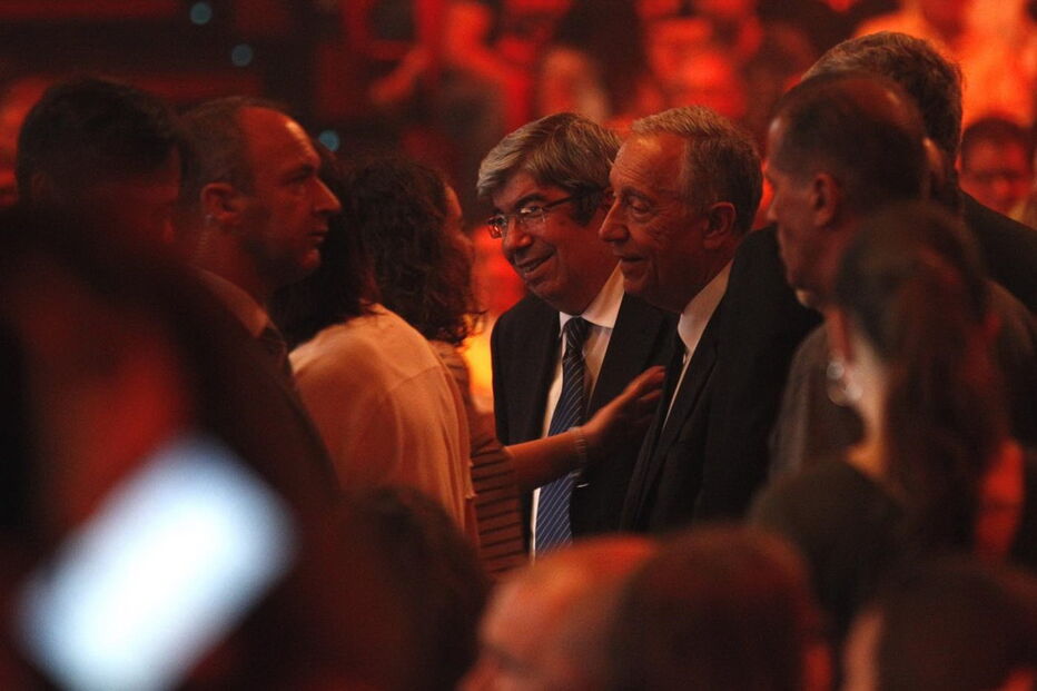 Marcelo Rebelo de Sousa também esteve presente no espetáculo