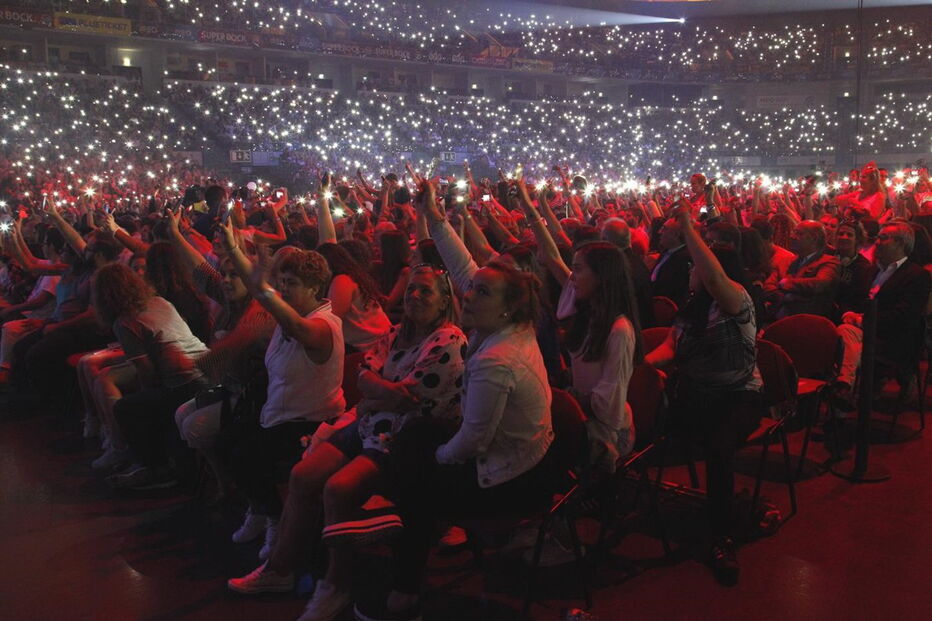 Lotação esgotada no Meo Arena