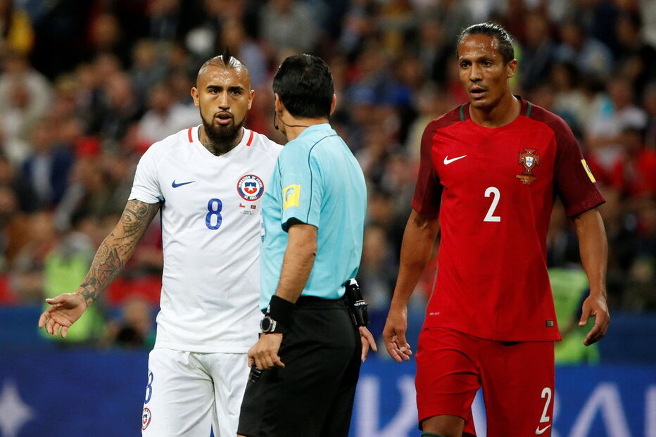 Portugal e Chile defrontaram-se no Arena Kazan, numa partida a contar para a Taça das Confederações	