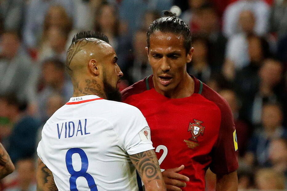 Portugal e Chile defrontaram-se no Arena Kazan, numa partida a contar para a Taça das Confederações	