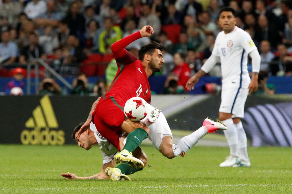 Portugal e Chile defrontaram-se no Arena Kazan, numa partida a contar para a Taça das Confederações	