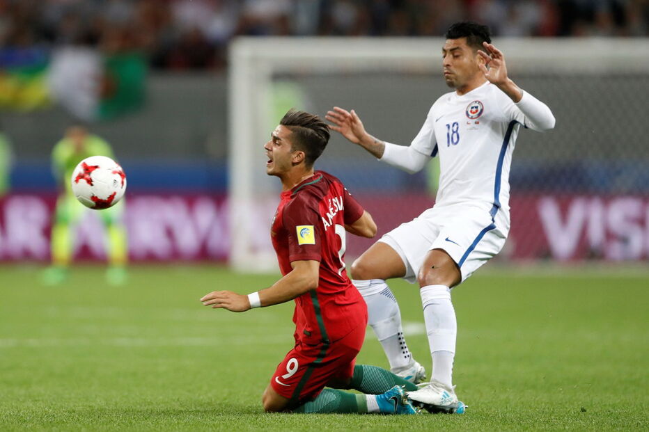 Portugal e Chile defrontaram-se no Arena Kazan, numa partida a contar para a Taça das Confederações	