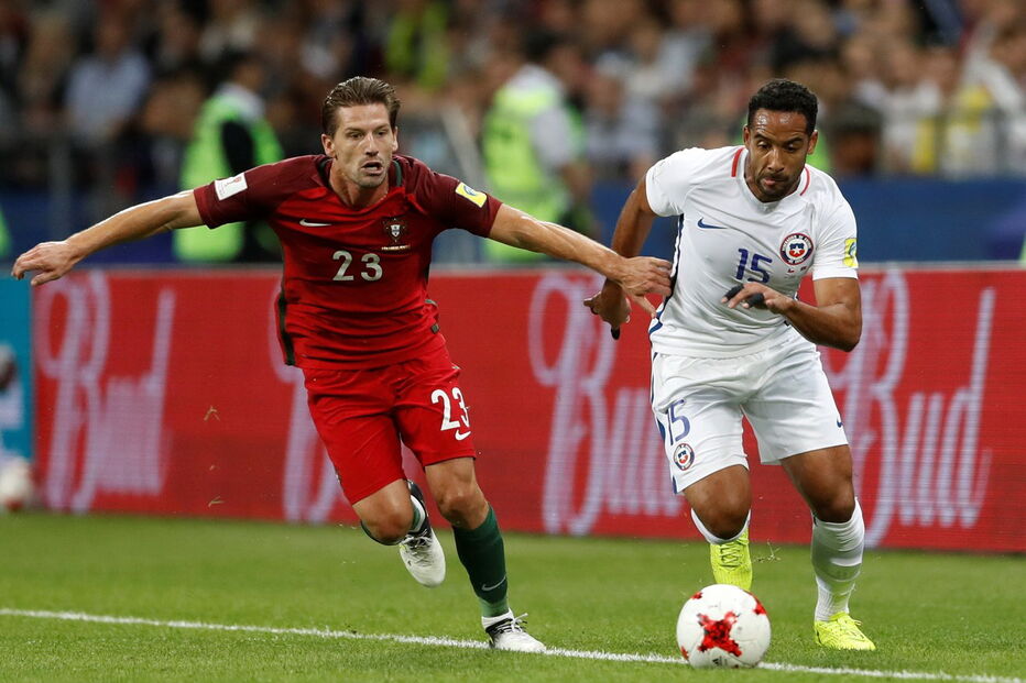 Portugal e Chile defrontaram-se no Arena Kazan, numa partida a contar para a Taça das Confederações	