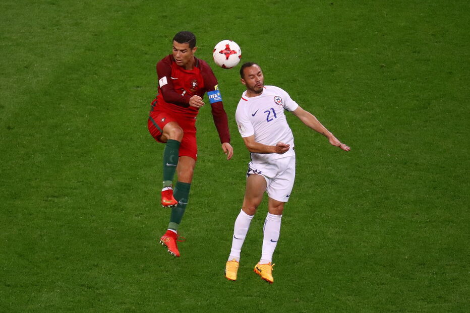 Portugal e Chile defrontaram-se no Arena Kazan, numa partida a contar para a Taça das Confederações