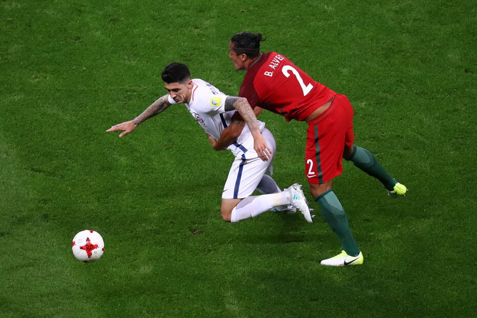 Portugal e Chile defrontaram-se no Arena Kazan, numa partida a contar para a Taça das Confederações