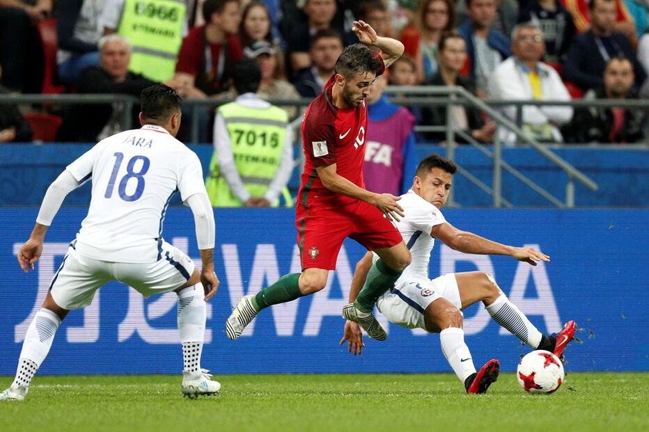 Portugal e Chile defrontaram-se no Arena Kazan, numa partida a contar para a Taça das Confederações