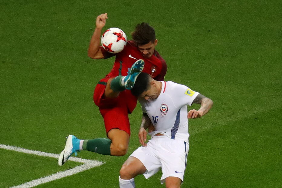 Portugal e Chile defrontaram-se no Arena Kazan, numa partida a contar para a Taça das Confederações