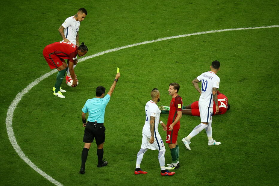 Portugal e Chile defrontaram-se no Arena Kazan, numa partida a contar para a Taça das Confederações