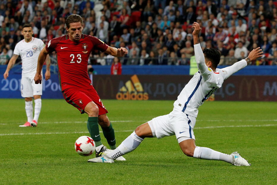 Portugal e Chile defrontaram-se no Arena Kazan, numa partida a contar para a Taça das Confederações