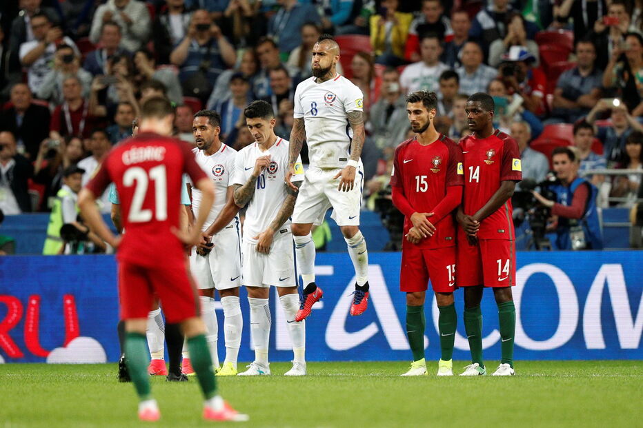 Portugal e Chile defrontaram-se no Arena Kazan, numa partida a contar para a Taça das Confederações