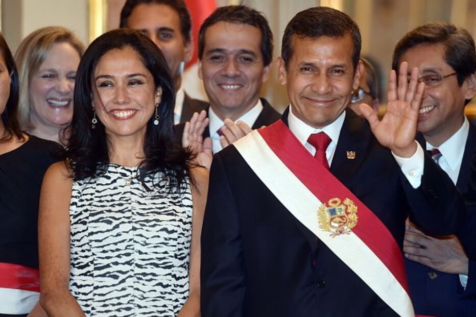 Ontalla Humala, ex-presidente do Peru, e a mulher, Nadine Heredia