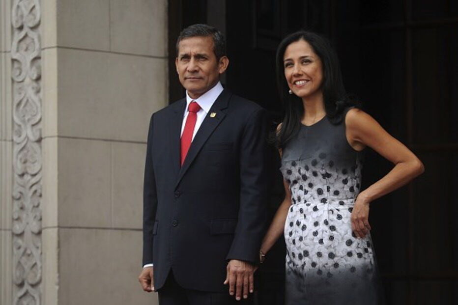 Ontalla Humala, ex-presidente do Peru, e a mulher, Nadine Heredia