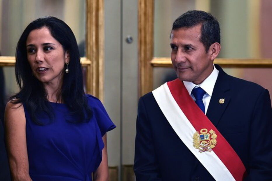 Ontalla Humala, ex-presidente do Peru, e a mulher, Nadine Heredia
