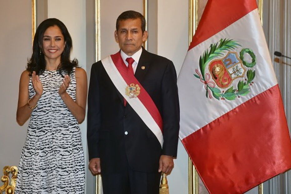 Ontalla Humala, ex-presidente do Peru, e a mulher, Nadine Heredia