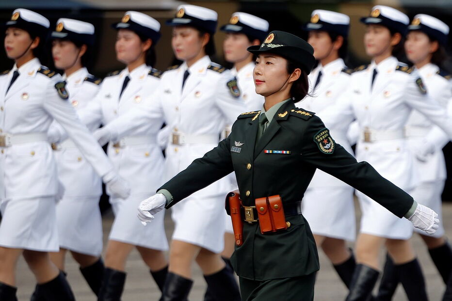 Parada militar em Hong Kong