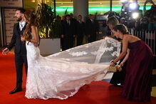 Lionel Messi, Antonela Roccuzzo, casamento, civil, estrelas, futebol