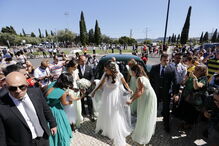 Convidados e noivos chegam ao Mosteiro dos Jerónimos