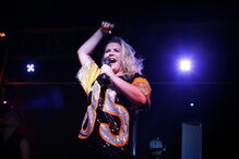 Katia Aveiro atuou no Cais do Sodré, no Maior Arraial de Lisboa