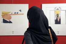 Iranianos organizaram um concurso de banda desenhada de 