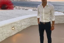 Cédric e a namorada viajaram até à ilha de Mykonos