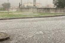 Granizo em Miranda do Corvo