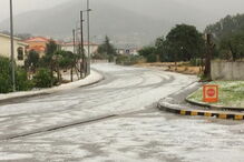 Granizo em Miranda do Corvo