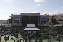 Imagens do recinto do Alive no primeiro dia do festival