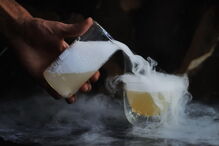 Kimya, química perfeita, cocktails, petiscos, cozinha molecular, fumegantes, gastronomia, Sheraton Cascais, Guincho