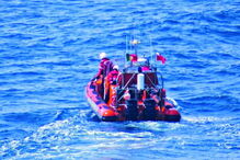 Salva-vidas rebocou veleiro