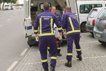 Corpo foi removido pelos bombeiros 