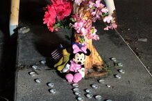 Foi criado um memorial no local onde a bebé morreu