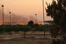 Fogo junto a resort em Vilamoura