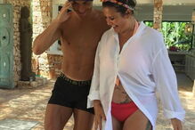 Dolores partilhou fotografias nas férias em família