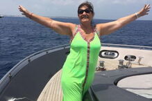 Dolores partilhou fotografias nas férias em família