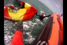 Kitesurfista alemã resgatada na Ericeira