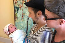 Trystan Reese, filho, biológico, gémeos, sexo, gravidez, Biff Chaplow, Leo Murray Chaplow