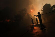 Fogo reacende em Mangualde