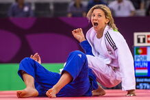 Telma Monteiro, Jogos Olímpicos Rio2016, Open Europeu de Minsk, Rio de Janeiro, Inês Beischmidt, Benfica, Sakina Zayirova, Anastasiia Konkina, Maria Siderot, Giulia Caggiano, Joana Ramos, Joana Diogo, Mara Kraft, Lorrayna Costa, Olena Nishcheta, Katharina Menz, desporto, judo