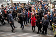 Cardeal Pell à chegada ao tribunal