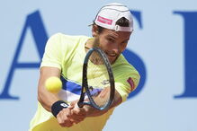 João Sousa no torneio de Gstaad,, na Suíça, em julho de 2017