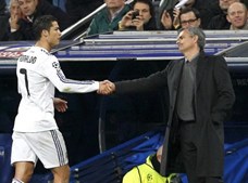 Moruinho e Ronaldo estiveram juntos e Madrid, mas não é provável que se reencontrem no Manchester United
