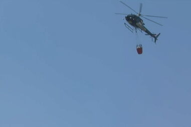 Helicóptero caiu em Alijó