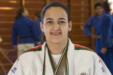 A judoca Joana Santos