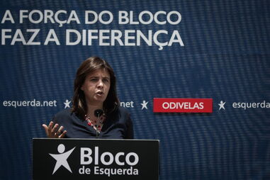 Catarina Martins, líder do Bloco de Esquerda
