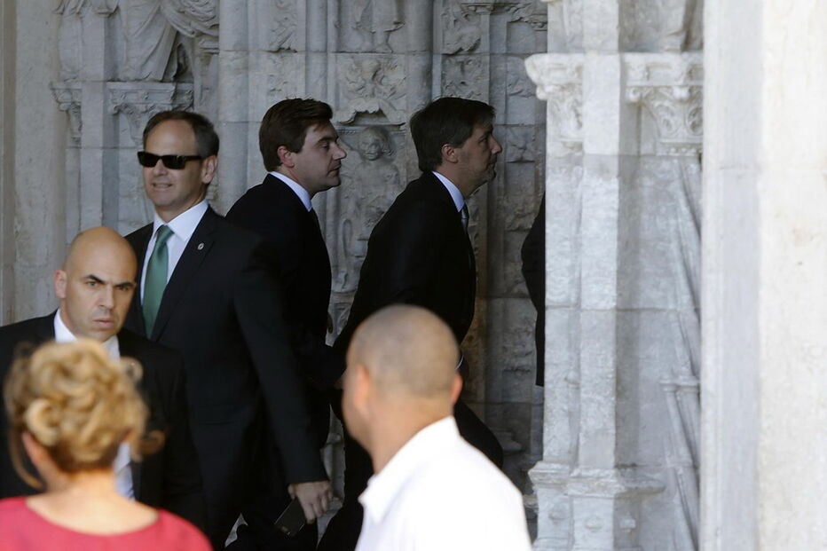 Convidados e noivos no Mosteiro dos Jerónimos