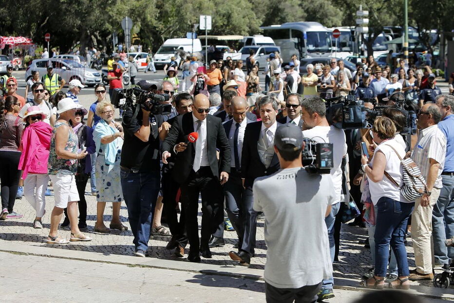 Convidados e noivos no Mosteiro dos Jerónimos